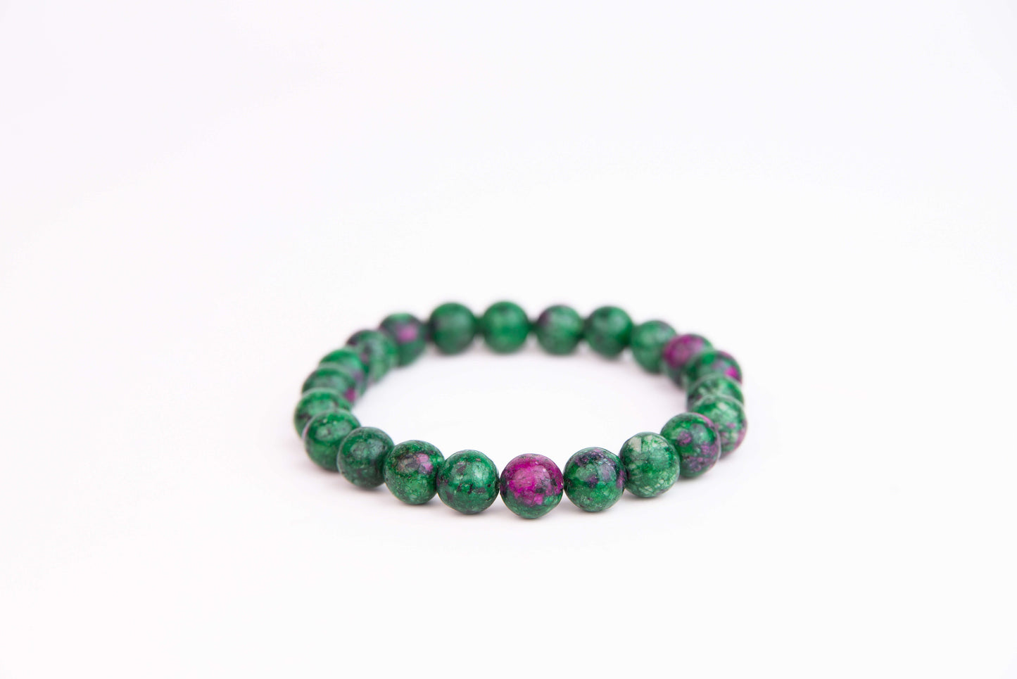 Rubín v Zoisitu - Náramek 10 mm