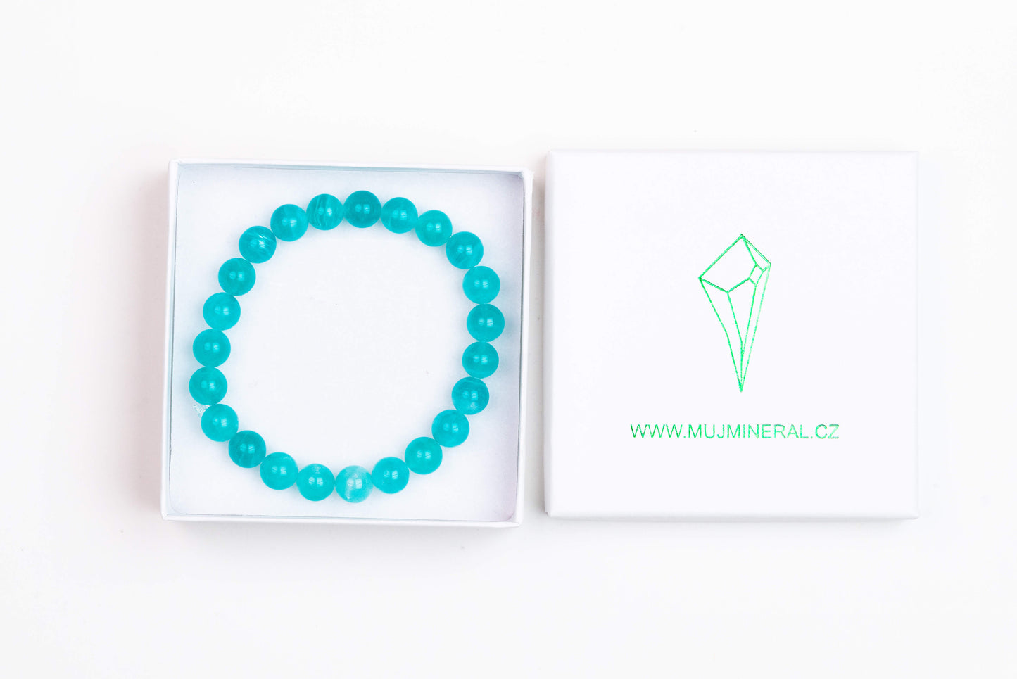 Amazonit Top - Náramek 9 mm