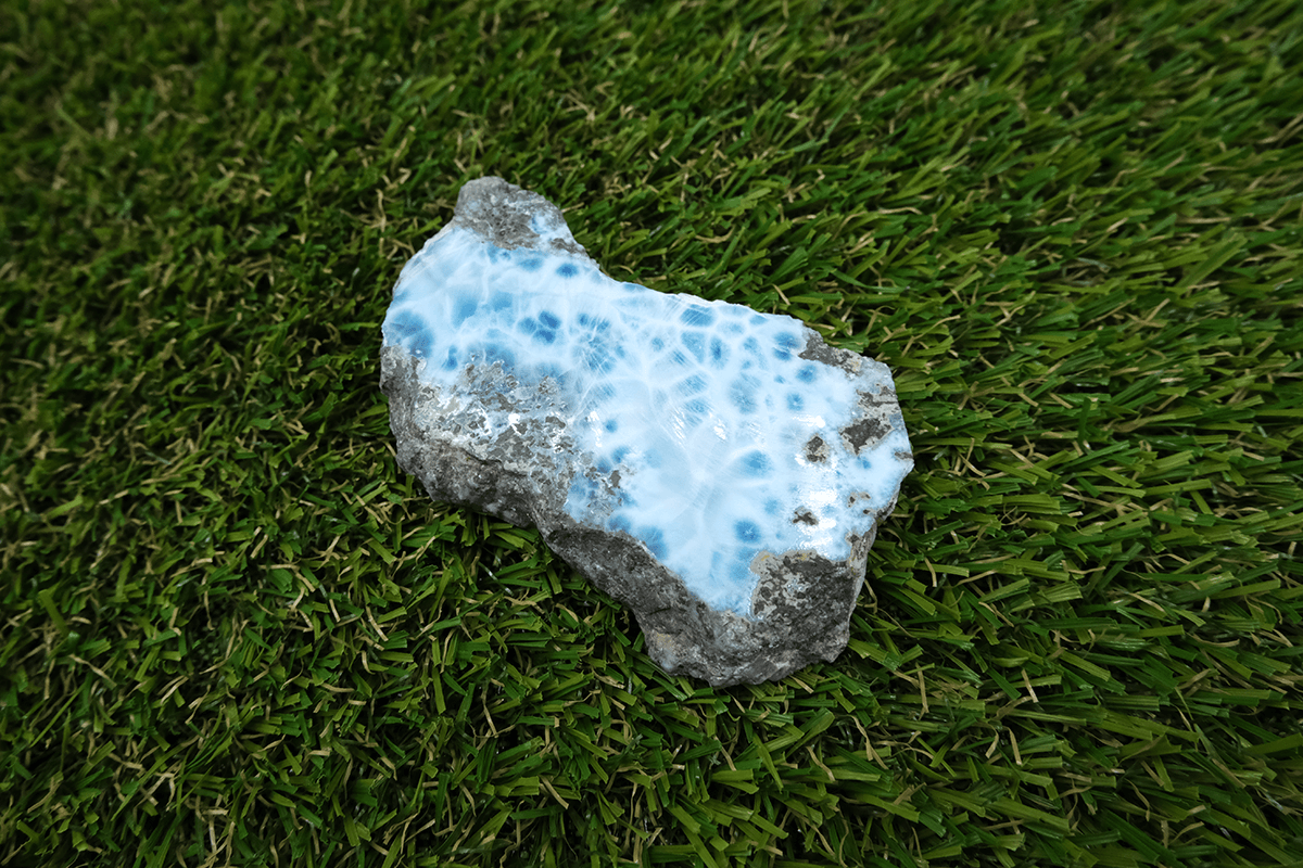 Larimar - Broušený plátek