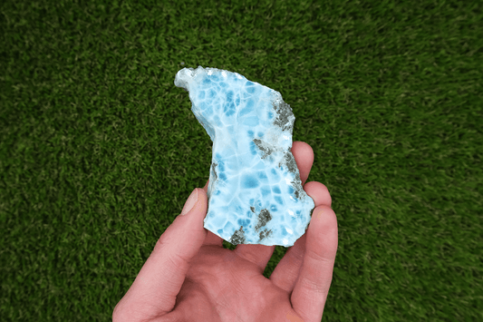 Larimar - Broušený plátek