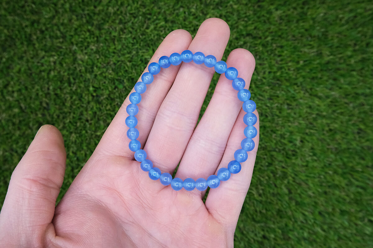 Modrý Chalcedon - Náramek