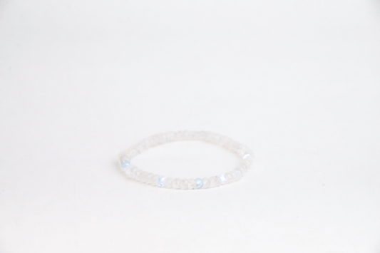 Měsíční kámen Top - Náramek Fasetovaný 5 mm