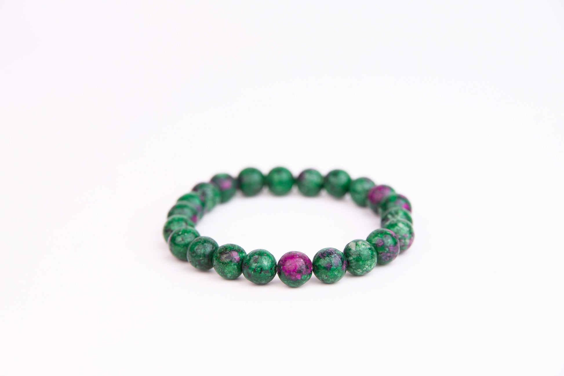 Rubín v Zoisitu - Náramek 10 mm