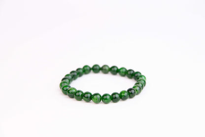 Chromdiopsid - Náramek 8 mm