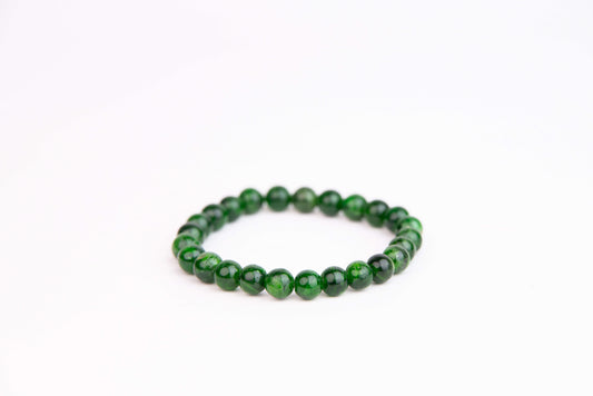 Chromdiopsid - Náramek 8 mm