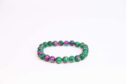 Rubín v Zoisitu - Náramek 8 mm