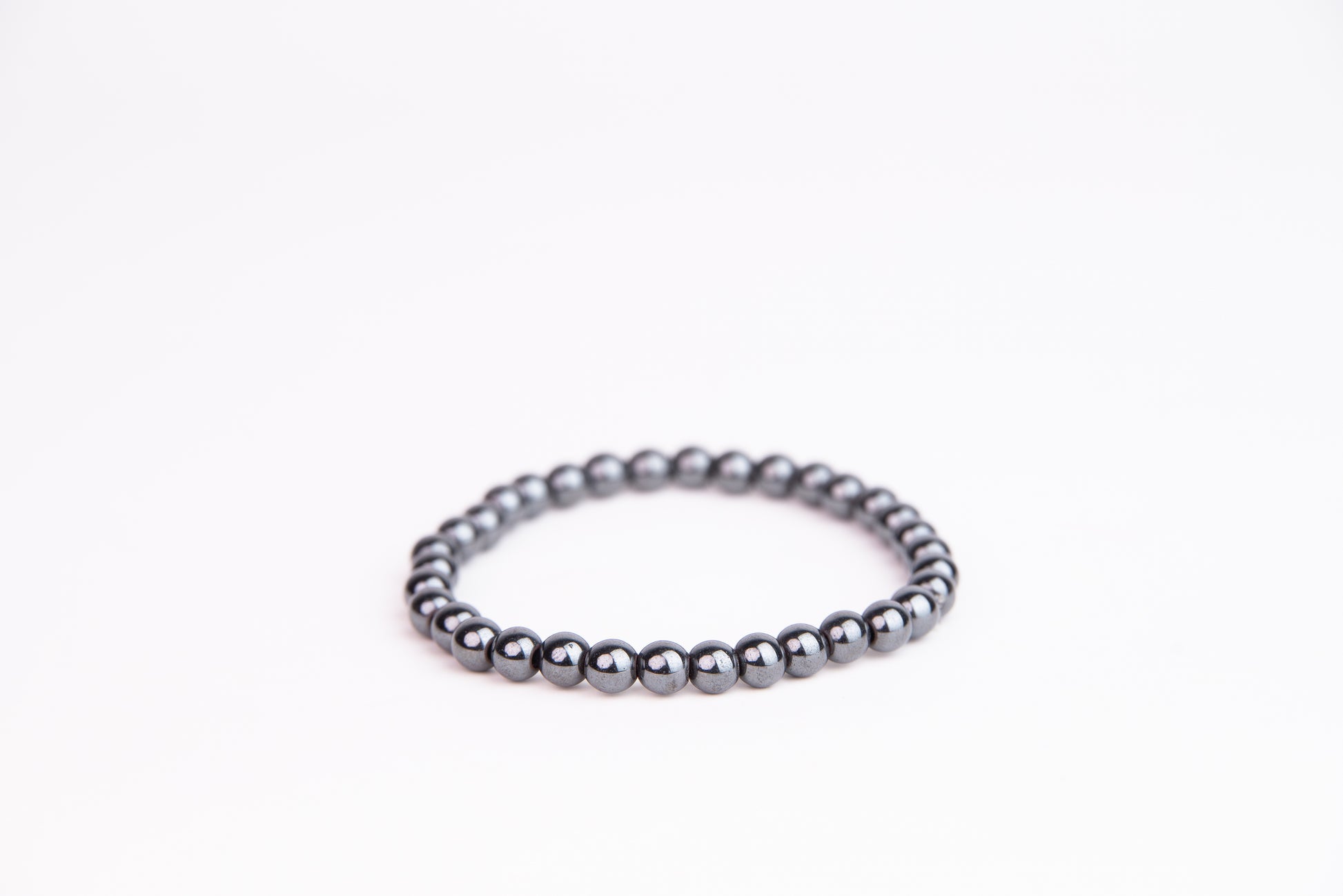 Hematit - Náramek 6 mm