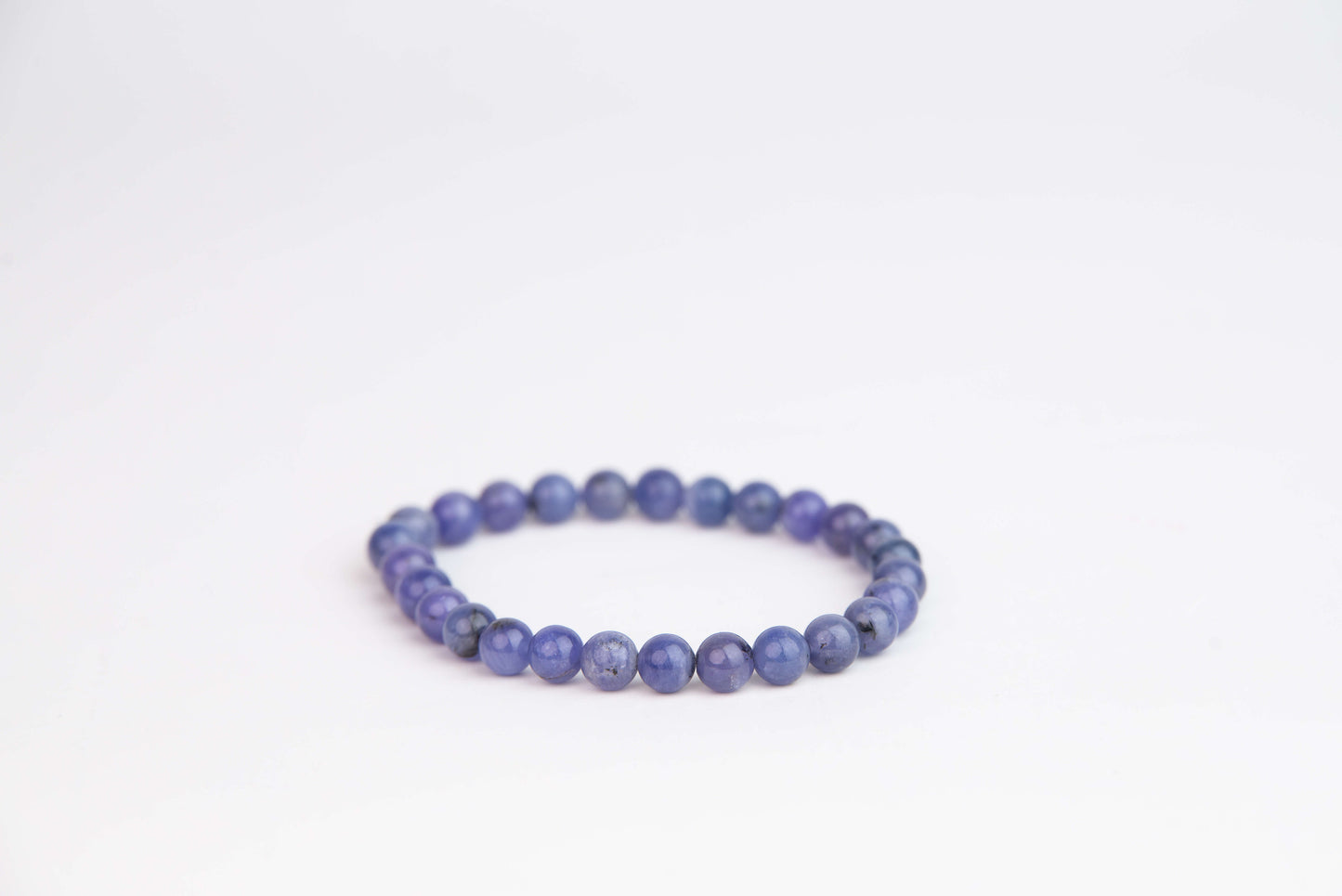 Tanzanit - Náramek 6 mm