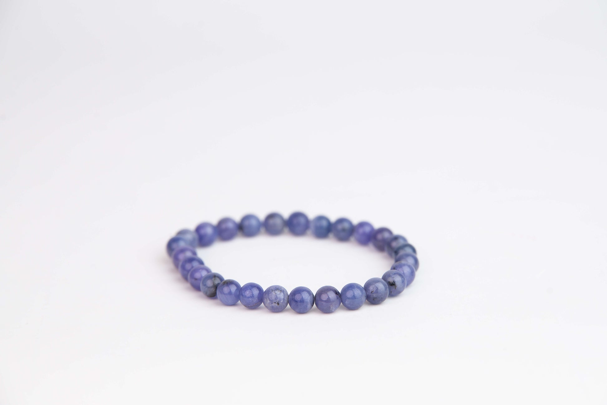 Tanzanit - Náramek 6 mm