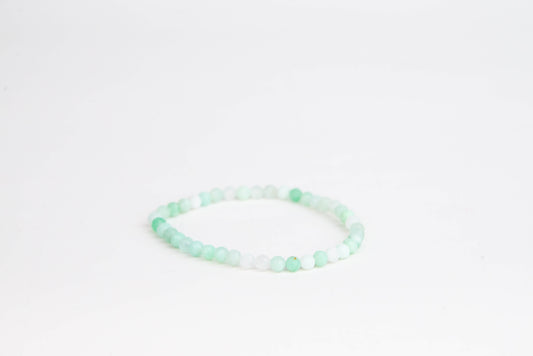 Chrysopras - Náramek Fasetovaný 4 mm