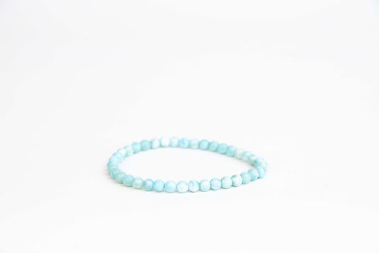 Larimar - Náramek 5 mm