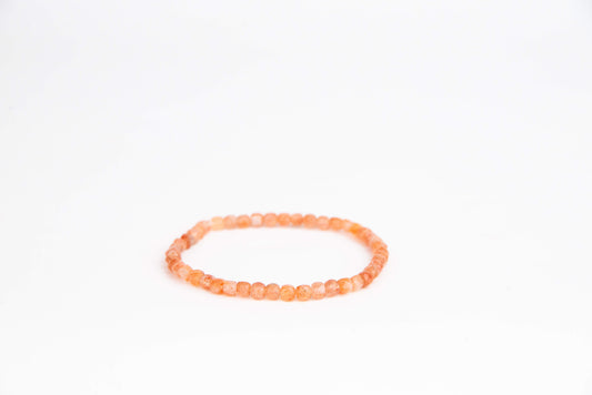 Sluneční kámen - Náramek Fasetovaný 4 mm