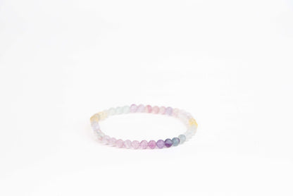 Fluorit - Náramek Fasetovaný 4 mm