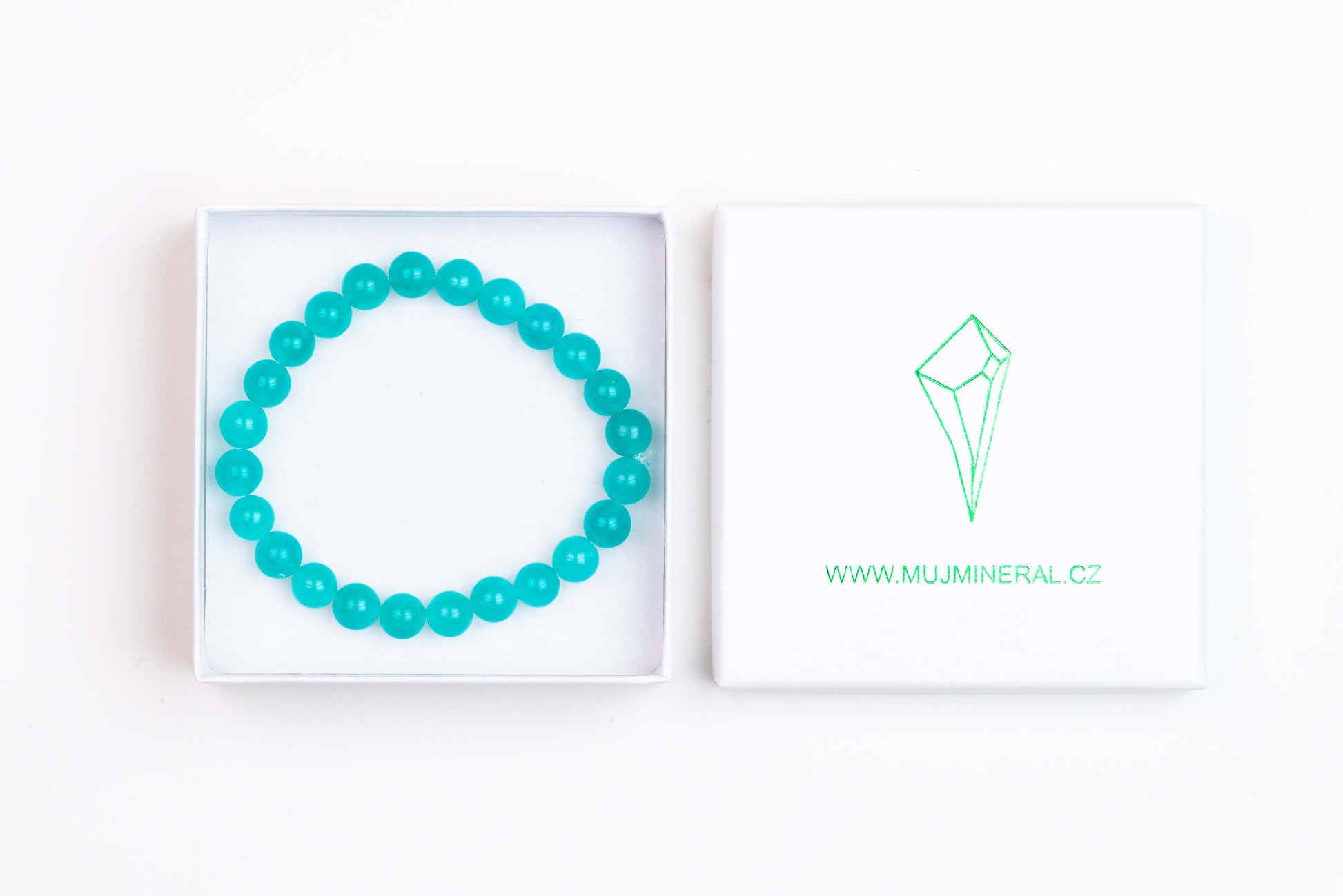 Amazonit Top - Náramek 8 mm