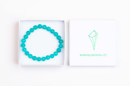 Amazonit Top - Náramek 8 mm
