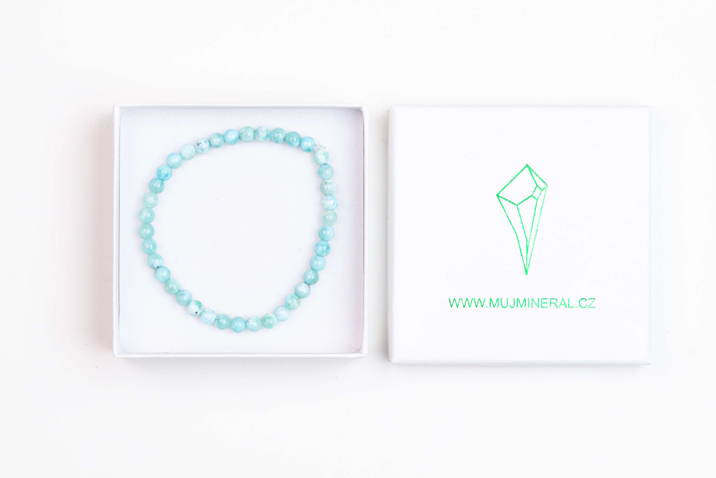 Larimar - Náramek 5 mm