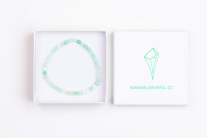 Chrysopras - Náramek Fasetovaný 4 mm