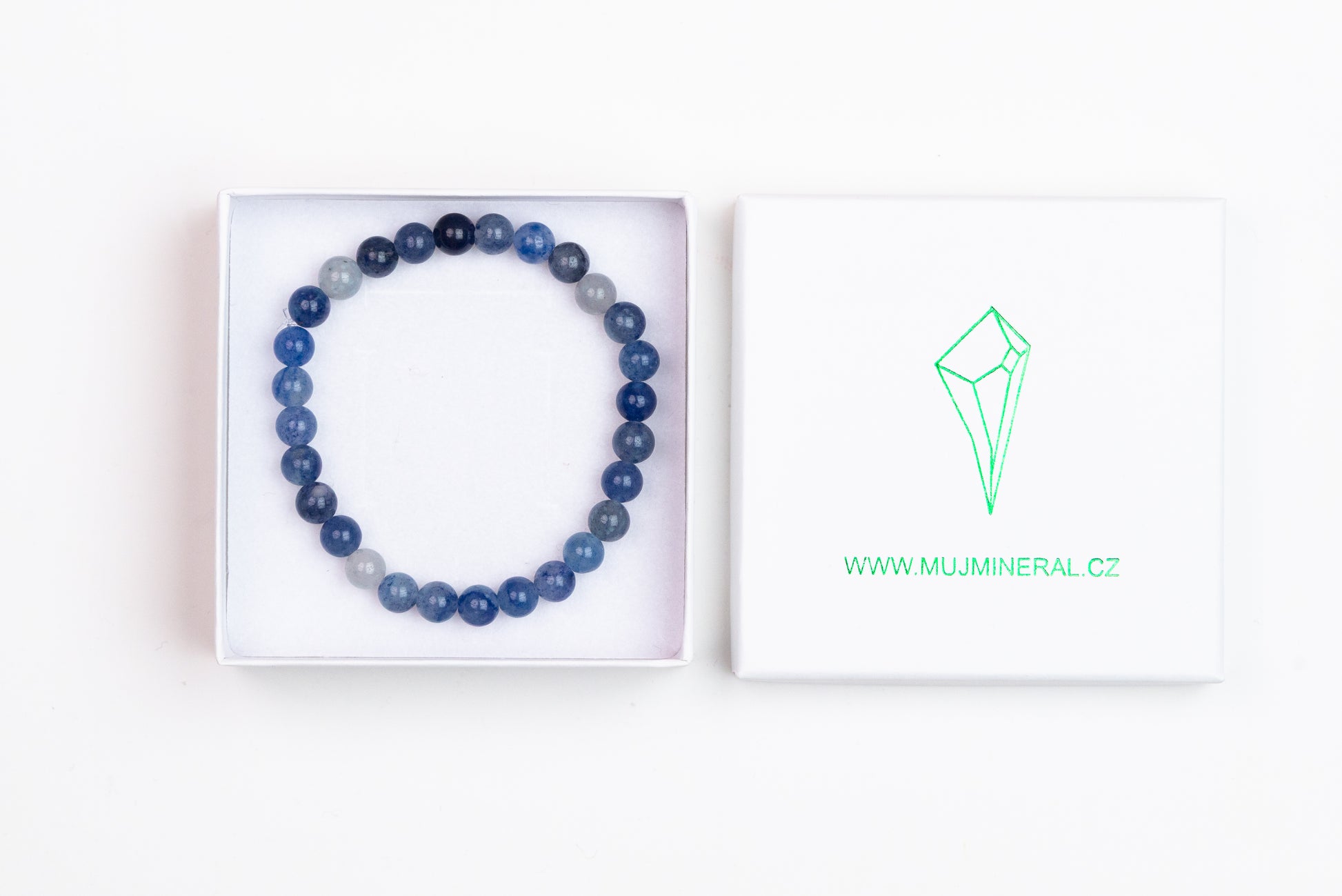 Avanturín Modrý - Náramek 6 mm
