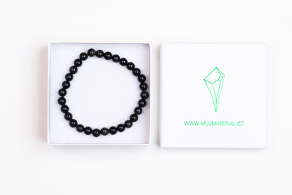 Obsidián - Náramek 6 mm