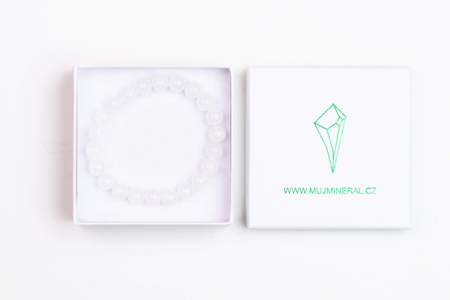 Křišťál - Náramek 8 mm