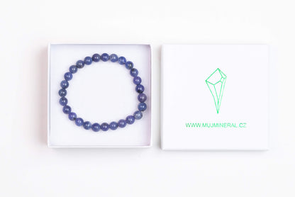 Tanzanit - Náramek 6 mm