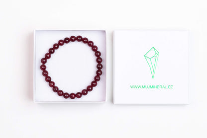 Rubín Top - Náramek 6 mm