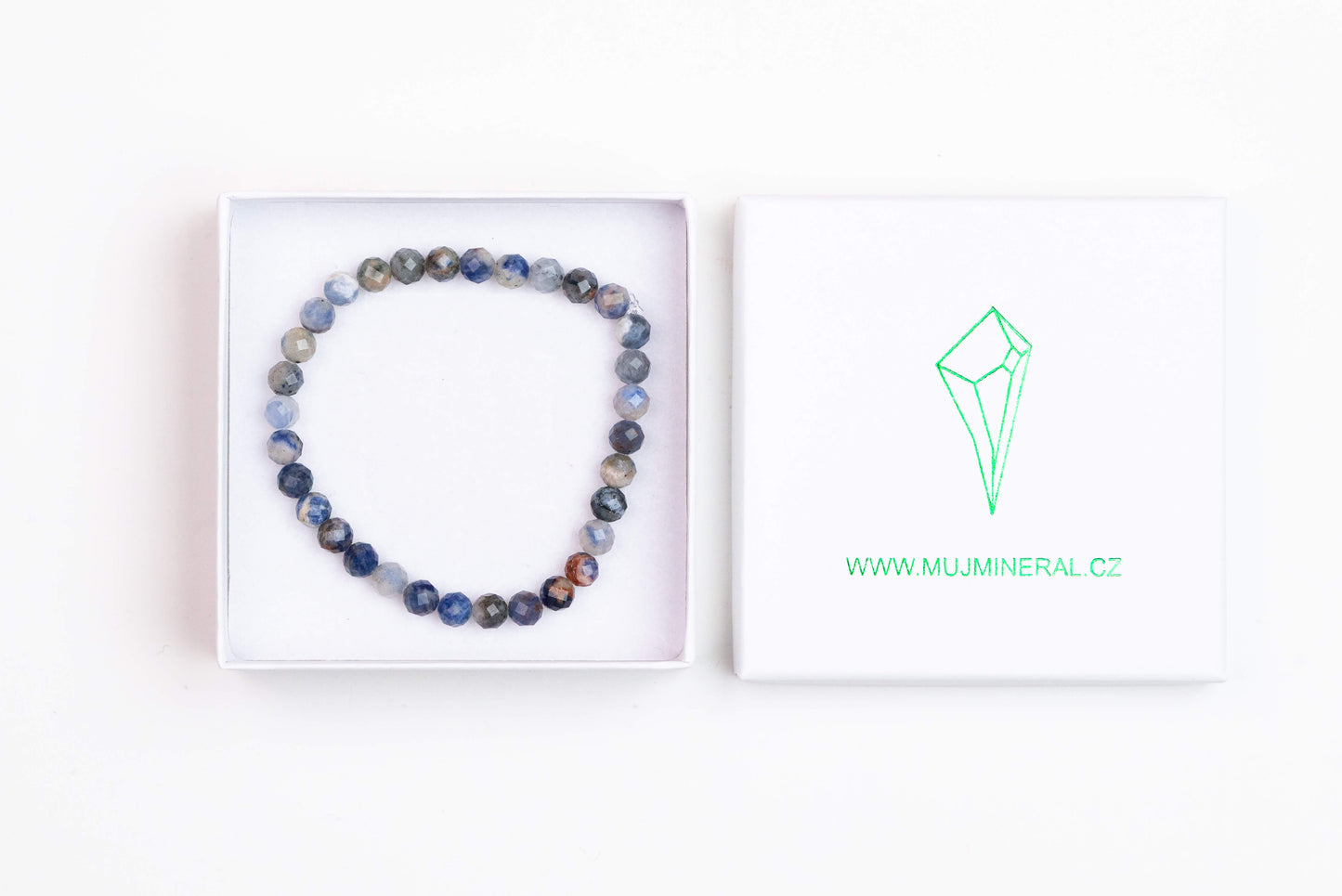 Sodalit - Náramek Fasetovaný 6 mm