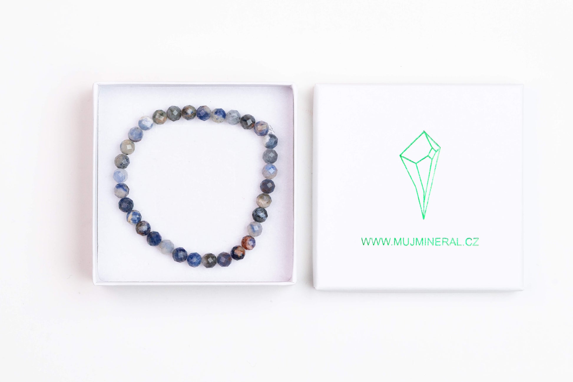 Sodalit - Náramek Fasetovaný 6 mm