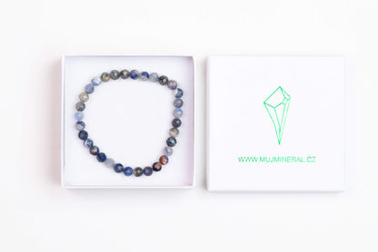 Sodalit - Náramek Fasetovaný 6 mm