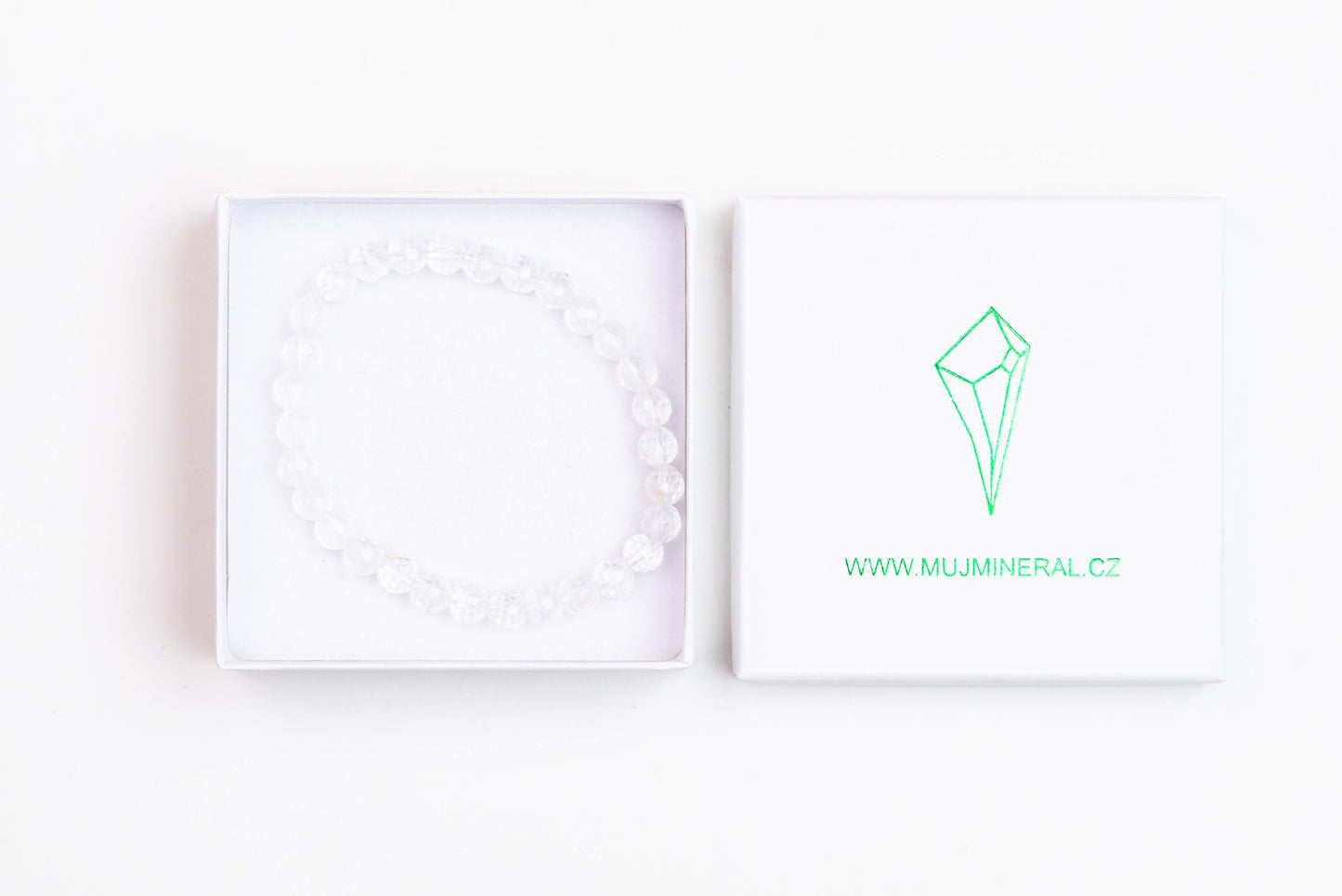 Křišťál Top - Náramek Fasetovaný 6 mm