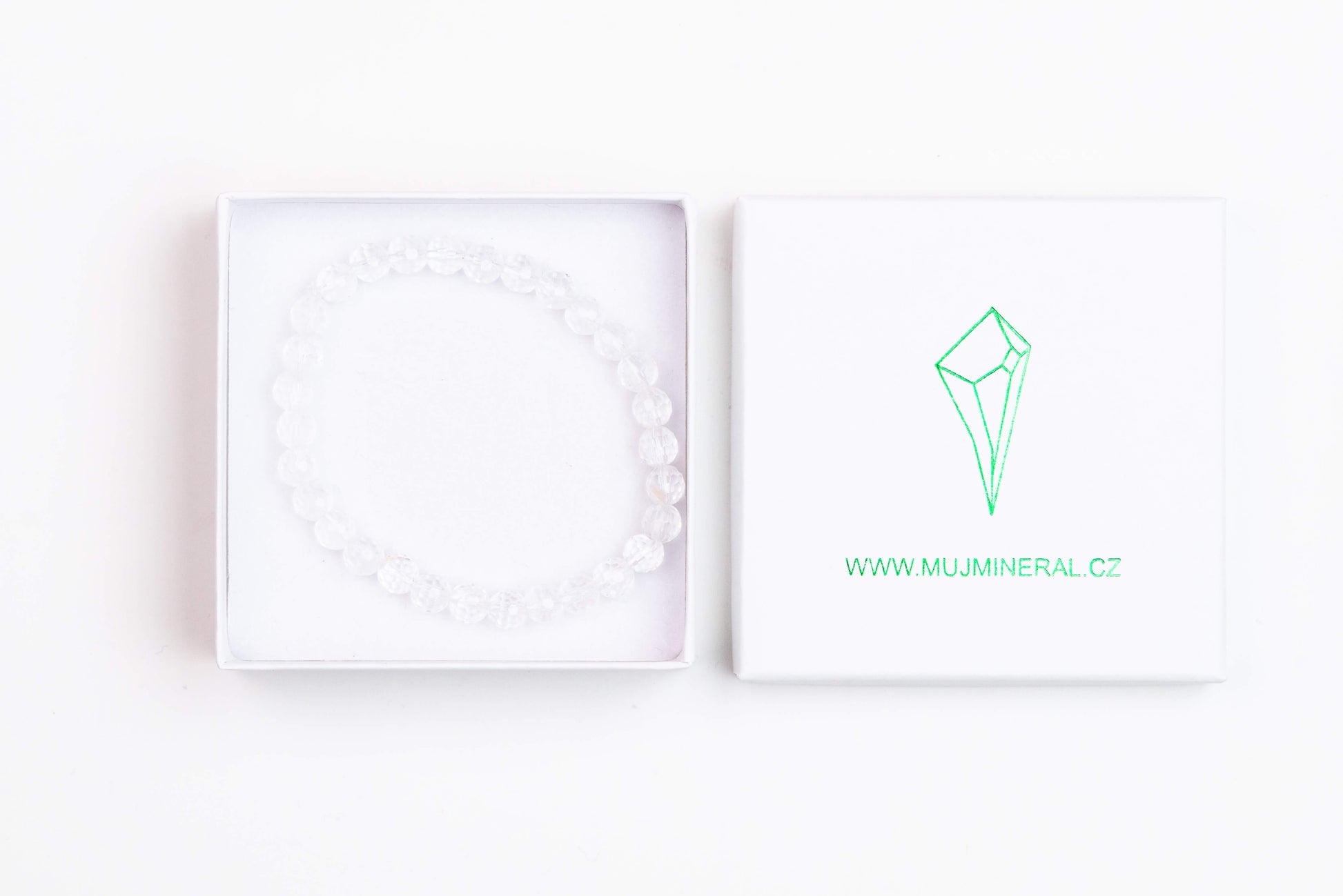 Křišťál Top - Náramek Fasetovaný 6 mm