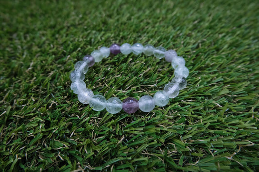 Fluorit - Náramek Fasetovaný 8 mm