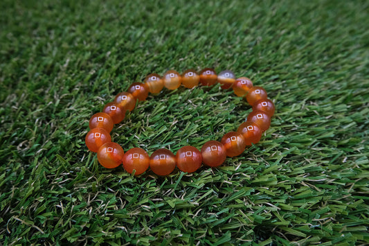 Karneol - Náramek 10 mm